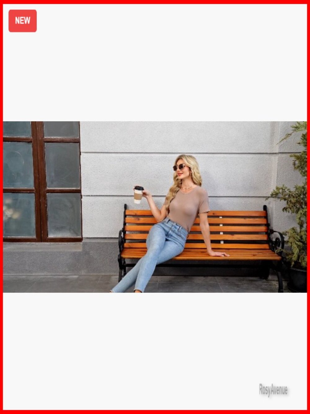 3 Pack Women's Ribbed T-Shirts Cotton Short Sleeve Crewneck Fitted Tops Casual - Picture 7 of 7